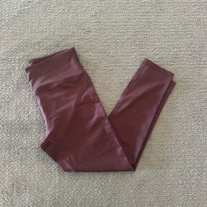 ZYIA Maroon Women's Leggings